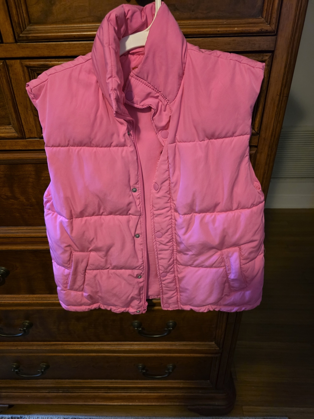 Wondershop Pink Puffer Vest - Sleeveless Quilted Jacket